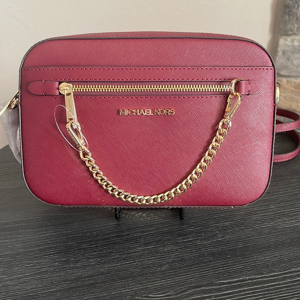 Michael Kors East West Saffiano Leather Crossbody